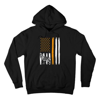 Thin Orange Line Dog Handler SAR K9 Search And Rescue Hoodie