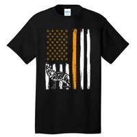 Thin Orange Line Dog Handler SAR K9 Search And Rescue Tall T-Shirt