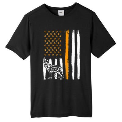 Thin Orange Line Dog Handler SAR K9 Search And Rescue Tall Fusion ChromaSoft Performance T-Shirt