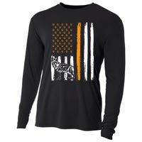 Thin Orange Line Dog Handler SAR K9 Search And Rescue Cooling Performance Long Sleeve Crew