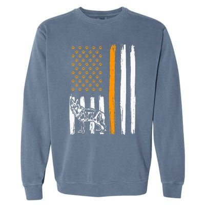 Thin Orange Line Dog Handler SAR K9 Search And Rescue Garment-Dyed Sweatshirt