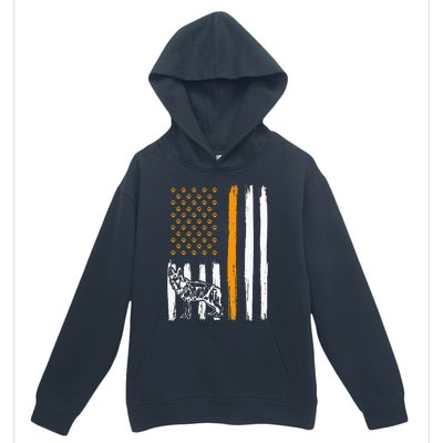 Thin Orange Line Dog Handler SAR K9 Search And Rescue Urban Pullover Hoodie