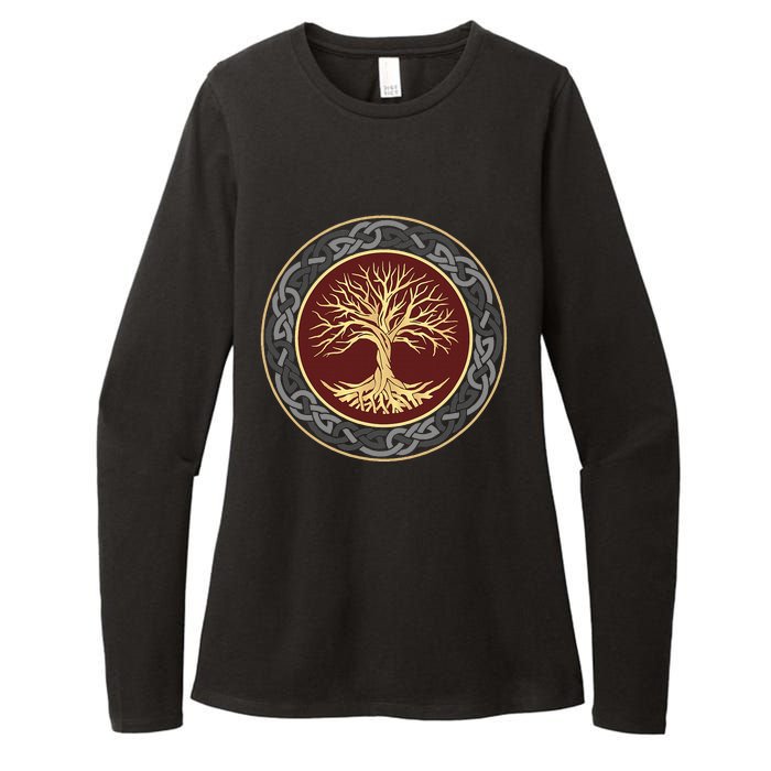 Tree Of Life Viking Celtic Tree Of Life Nordic Design Womens CVC Long Sleeve Shirt