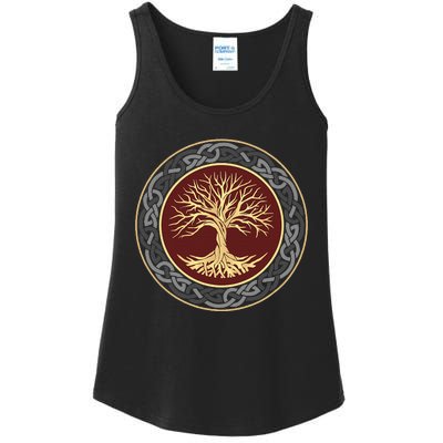 Tree Of Life Viking Celtic Tree Of Life Nordic Design Ladies Essential Tank