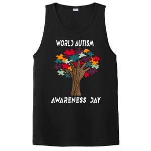 Tree Of Life Autism Awareness Month Funny Asd Supporter Gift PosiCharge Competitor Tank