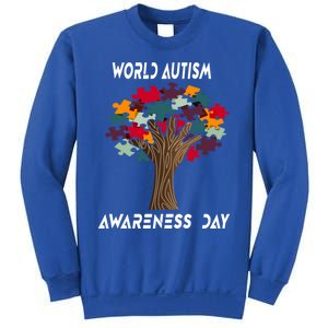 Tree Of Life Autism Awareness Month Funny Asd Supporter Gift Sweatshirt