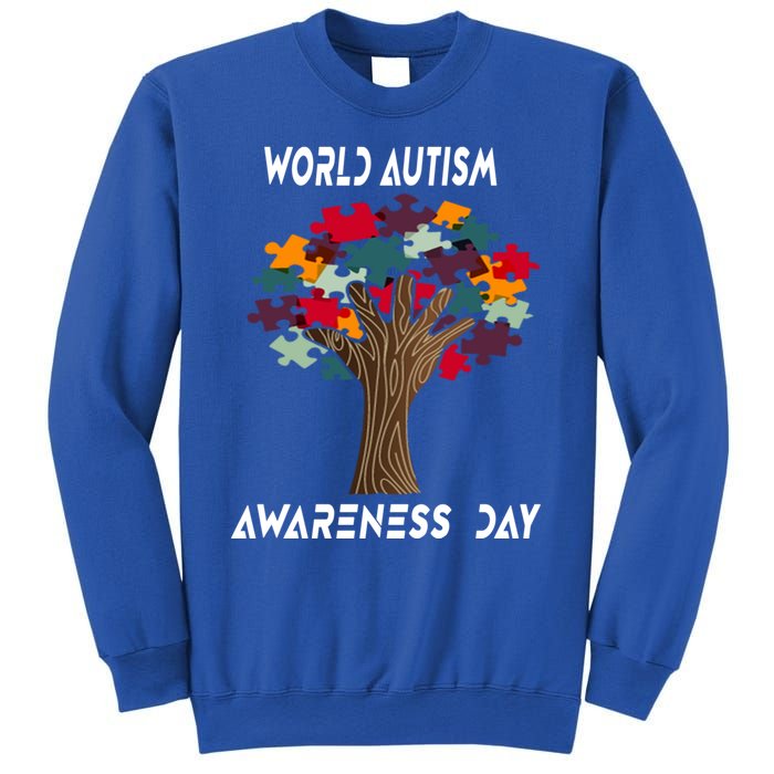 Tree Of Life Autism Awareness Month Funny Asd Supporter Gift Sweatshirt