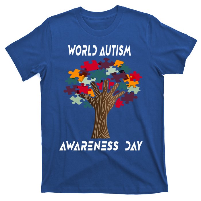 Tree Of Life Autism Awareness Month Funny Asd Supporter Gift T-Shirt