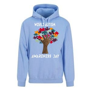 Tree Of Life Autism Awareness Month Funny Asd Supporter Gift Unisex Surf Hoodie