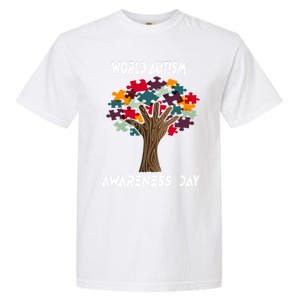 Tree Of Life Autism Awareness Month Funny Asd Supporter Gift Garment-Dyed Heavyweight T-Shirt