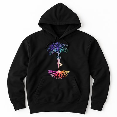Tree Of Life With Colorful Yoga Hoodie