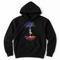 Tree Of Life With Colorful Yoga Hoodie