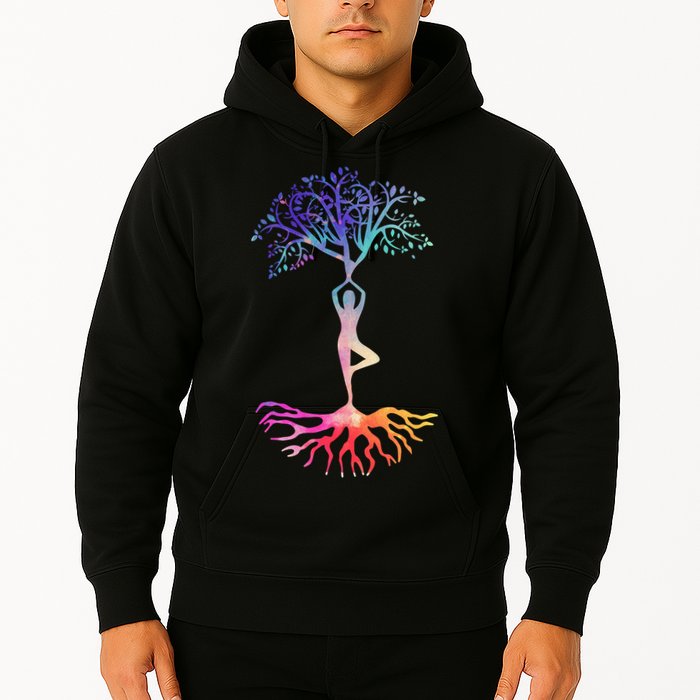 Tree Of Life With Colorful Yoga Hoodie