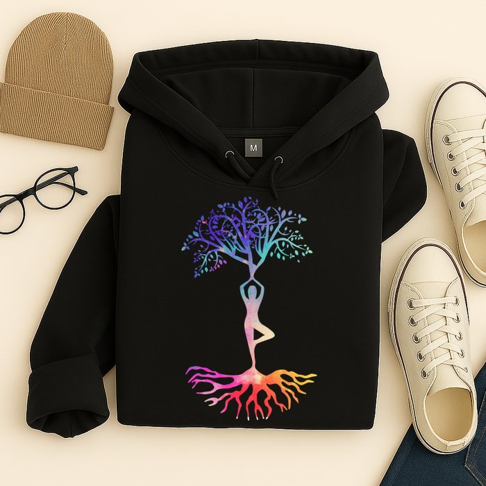 Tree Of Life With Colorful Yoga Hoodie