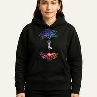 Tree Of Life With Colorful Yoga Hoodie