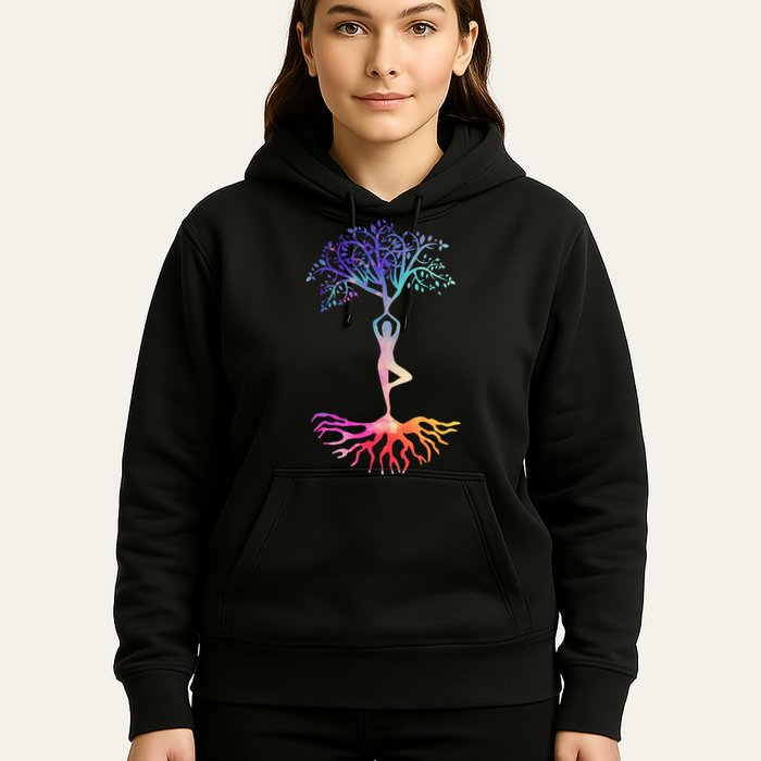 Tree Of Life With Colorful Yoga Hoodie