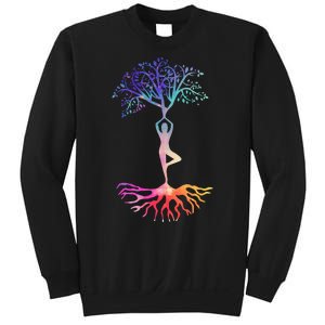 Tree Of Life With Colorful Yoga Sweatshirt