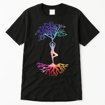 Tree Of Life With Colorful Yoga Tall T-Shirt