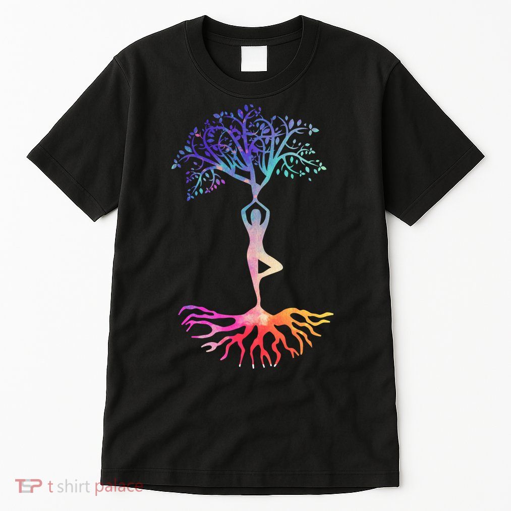 Tree Of Life With Colorful Yoga Tall T-Shirt