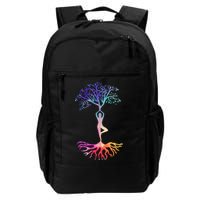 Tree Of Life With Colorful Yoga Backpack