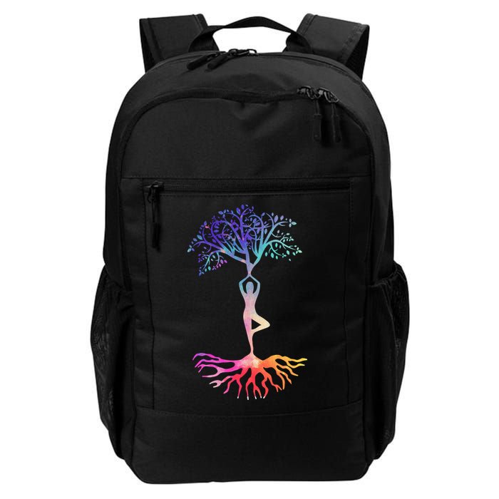 Tree Of Life With Colorful Yoga Backpack