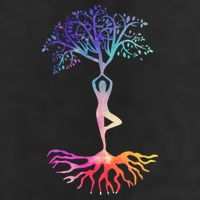 Tree Of Life With Colorful Yoga Beanie