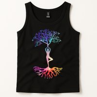 Tree Of Life With Colorful Yoga Tank Top