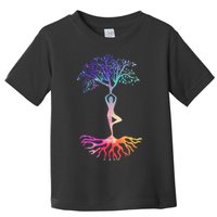 Tree Of Life With Colorful Yoga Toddler T-Shirt