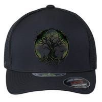 Tree Of Life Under The Moon Connection, Life, Magic, Mystery Flexfit Unipanel Trucker Cap