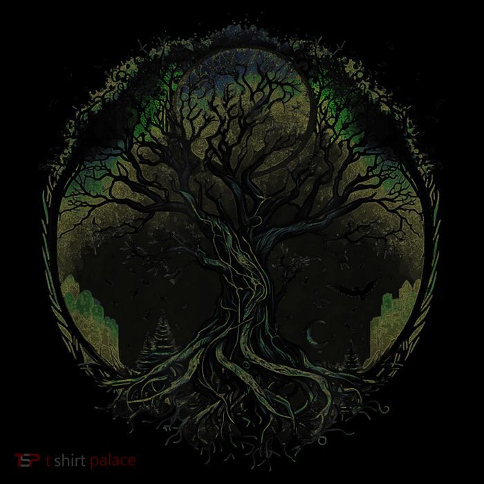 Tree Of Life Under The Moon Connection, Life, Magic, Mystery Sweatshirt