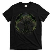 Tree Of Life Under The Moon Connection, Life, Magic, Mystery T-Shirt