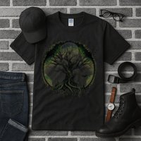 Tree Of Life Under The Moon Connection, Life, Magic, Mystery Tall T-Shirt