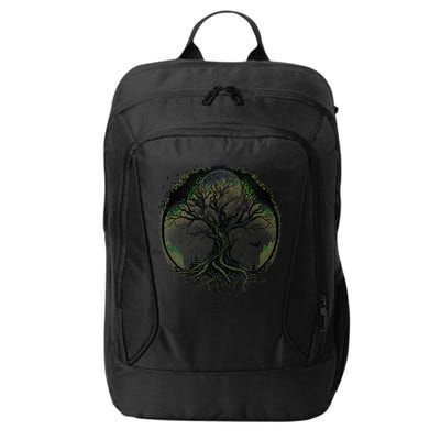 Tree Of Life Under The Moon Connection, Life, Magic, Mystery City Backpack