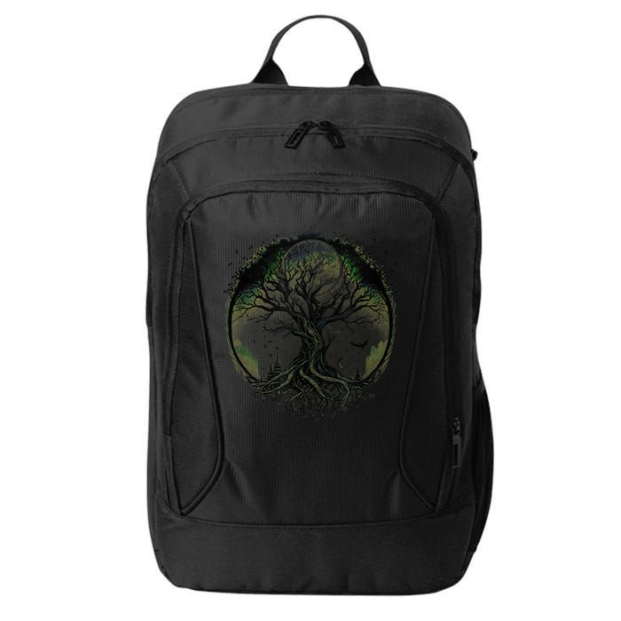 Tree Of Life Under The Moon Connection, Life, Magic, Mystery City Backpack