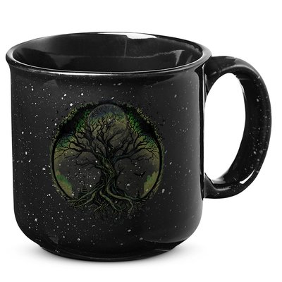 Tree Of Life Under The Moon Connection, Life, Magic, Mystery 15oz Campfire Ceramic Mug