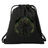Tree Of Life Under The Moon Connection, Life, Magic, Mystery Drawstring Bag