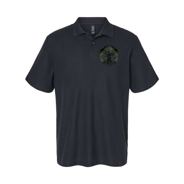 Tree Of Life Under The Moon Connection, Life, Magic, Mystery Polo