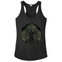 Tree Of Life Under The Moon Connection, Life, Magic, Mystery Ladies PosiCharge Competitor Racerback Tank