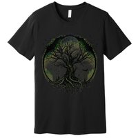 Tree Of Life Under The Moon Connection, Life, Magic, Mystery Premium T-Shirt