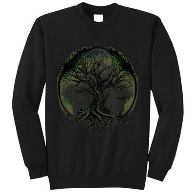 Tree Of Life Under The Moon Connection, Life, Magic, Mystery Tall Sweatshirt