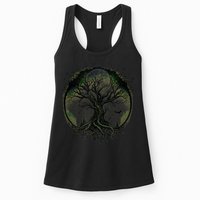 Tree Of Life Under The Moon Connection, Life, Magic, Mystery Womens Tank Top
