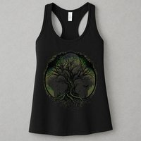Tree Of Life Under The Moon Connection, Life, Magic, Mystery Womens Tank Top