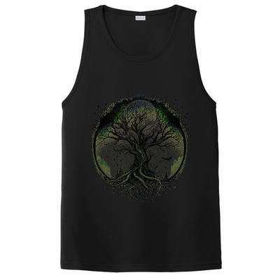 Tree Of Life Under The Moon Connection, Life, Magic, Mystery PosiCharge Competitor Tank
