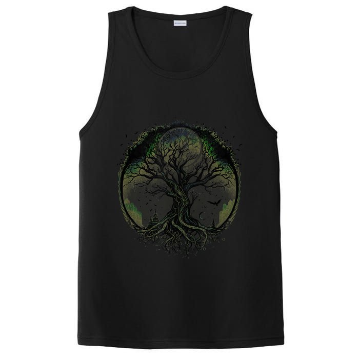 Tree Of Life Under The Moon Connection, Life, Magic, Mystery PosiCharge Competitor Tank