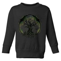 Tree Of Life Under The Moon Connection, Life, Magic, Mystery Toddler Sweatshirt