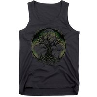 Tree Of Life Under The Moon Connection, Life, Magic, Mystery Tank Top