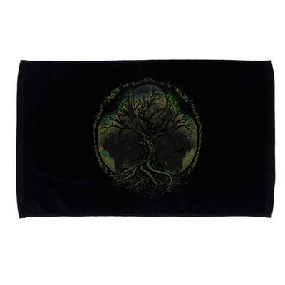 Tree Of Life Under The Moon Connection, Life, Magic, Mystery Microfiber Hand Towel