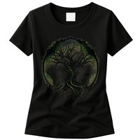 Tree Of Life Under The Moon Connection, Life, Magic, Mystery Womens T-Shirt