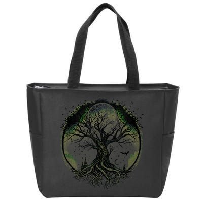 Tree Of Life Under The Moon Connection, Life, Magic, Mystery Zip Tote Bag