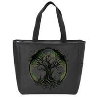 Tree Of Life Under The Moon Connection, Life, Magic, Mystery Zip Tote Bag